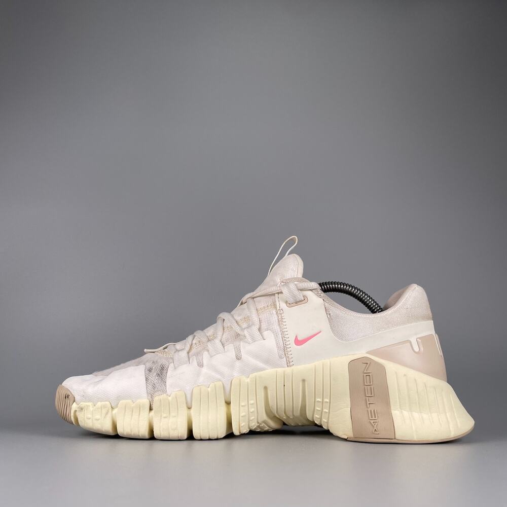 Nike Free Metcon 5 Sail Sand White Women's 11 Gym Training Shoe Athletic Sneaker - Picture 7 of 9